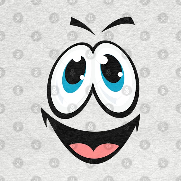 funny emoji cartoon face by MNZStar